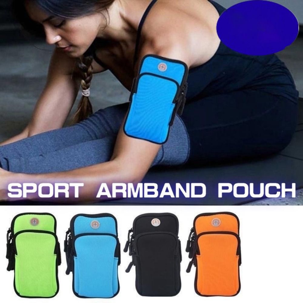 Outdoor Sport Bag - Tragbare Neopren-Sportarmband-Handyhülle, schwarz, blau, grün, wasserdichte