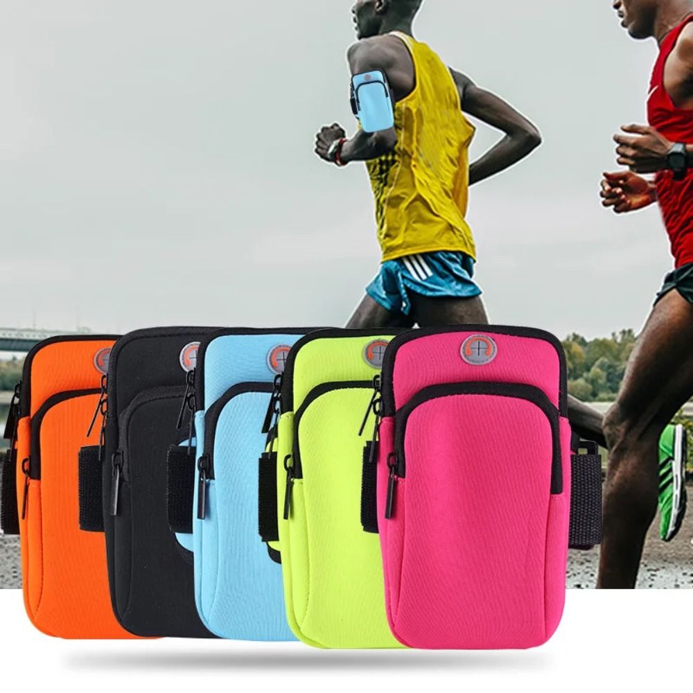 Outdoor Sport Bag - Langlebige Neopren-Sportarmband-Handyhülle, atmungsaktives Netzgewebe, wasserdichte Armtaschen,
