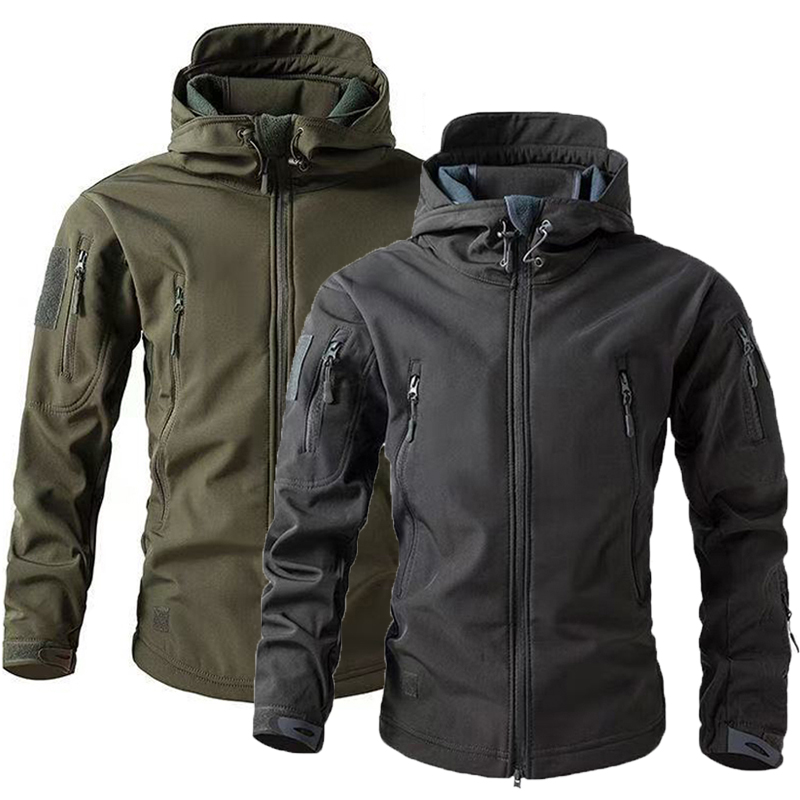 Outdoor Sport Waterproof Jacket - Männer Winter Herbst Warme Softshell Fleece