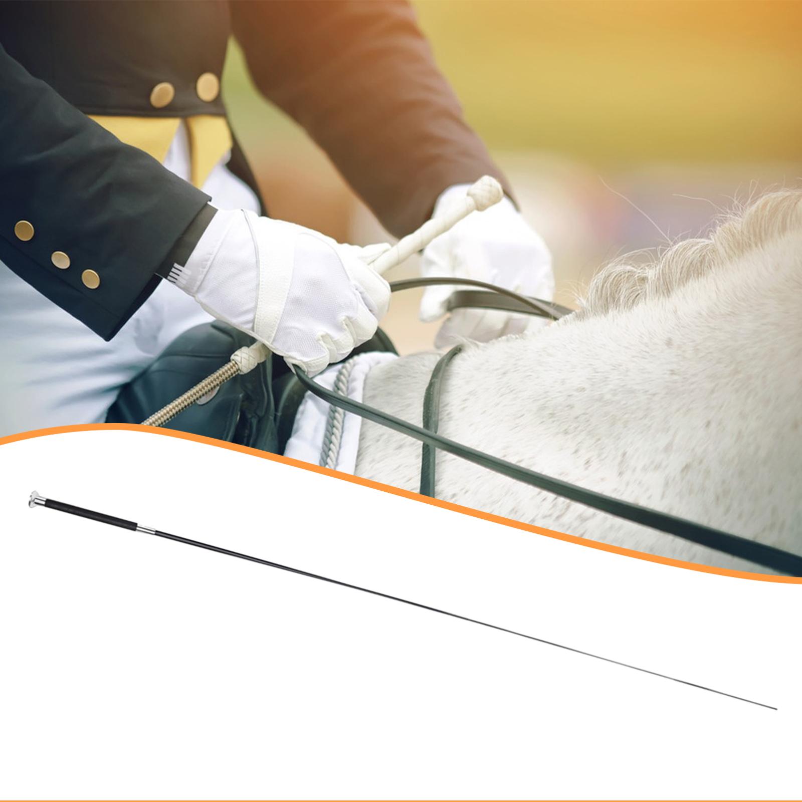 Riding Crop Dressage - Langlebiger Metall-Nylon Verstellbarer Reitgerte Pony-Reitzubehör für