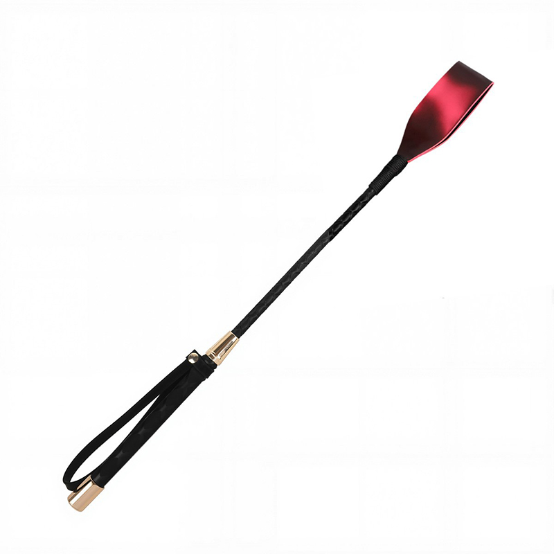 Riding Crop Dressage - 45 cm Metall-Inlay-Griff, thermochrome Farbe, Kunstleder-Oberteil,