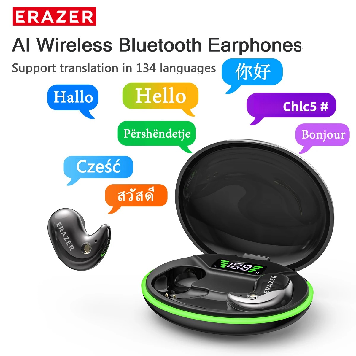 Outdoor Sport Is - EARZER XF58 In-Ear Bluetooth-Kopfhörer mit Mikrofon,