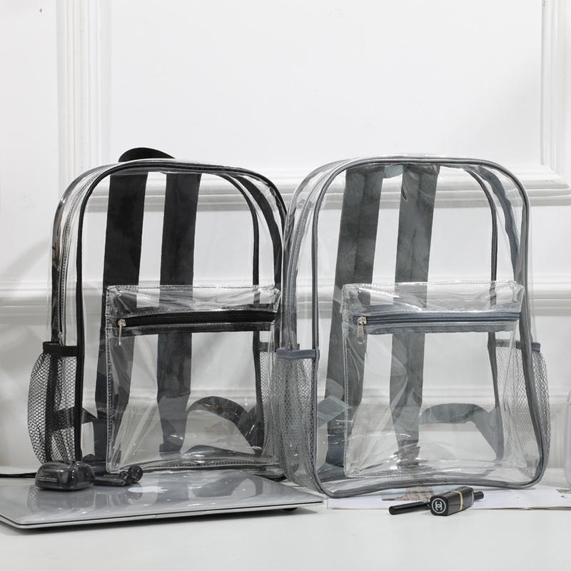Outdoor Sport Bag - Bestseller Transparenter PVC Outdoor-Sport-Fitness-Rucksack Lässiger Reise-Sichtrucksack