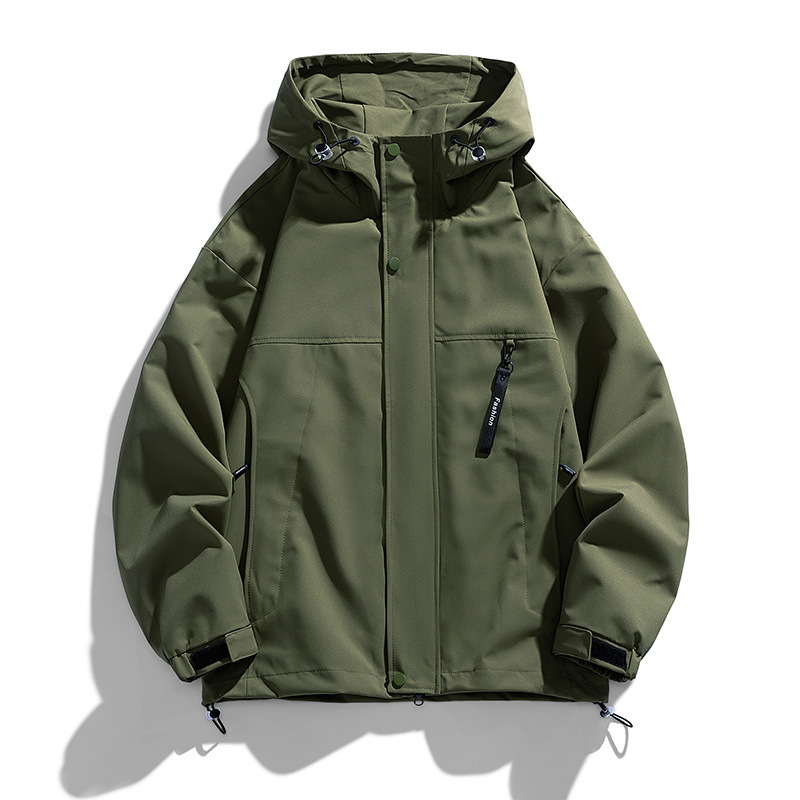 Schwarze Camping jacke Männer  – Outdoor Sport Waterproof Jacket Bewertung und Preis